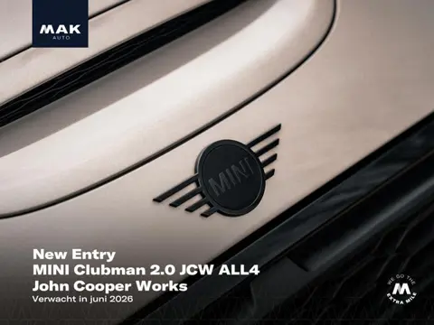 MINI Clubman 2.0 JCW ALL4 John Cooper Works , pano, JCW-stoelen, 18", H/K, keyless, ACC, camera, pri