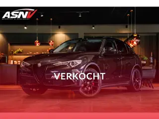 Alfa Romeo Stelvio 2.0 T AWD First Edition, 280 PK, Pano/Dak, Camera, Carbon, Black/Optiek, Stuur/St