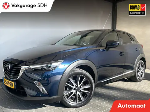 Mazda CX-3 2.0 SkyActiv-G 120 Dynamic|Automaat|HUD|Trekhaak|Leder|Stoelverwarming