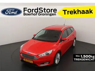Ford FOCUS Wagon 1.5 EcoBoost 150 pk Titanium | Trekhaak | 1500 kg trekgewicht | Voorruitverw. | 17"
