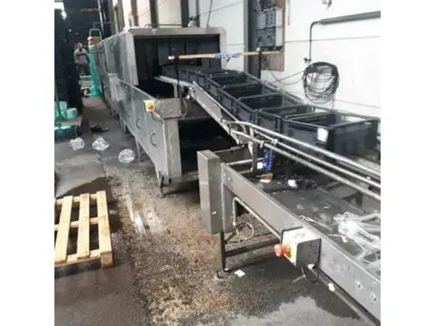 Diversen Elpress krat reinigingsmachine fustwasmachine Complete kisten fust was lijn