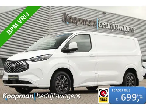 Ford E-Transit Custom 320 L1H1 Limited | 71kWh | 160kW/218pk | Trekgewicht 2300kg | Camera | Carplay