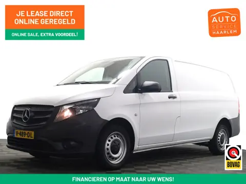Mercedes-Benz Vito 109 CDI Euro 6 Lang- Airco, Elek Pakket, 3 Pers, Achterklep, Grijs kenteken