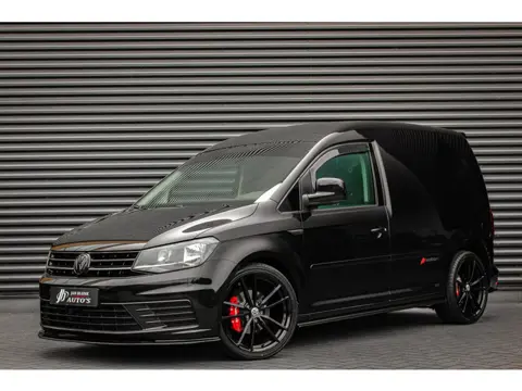 Volkswagen Caddy 2.0 TDI 185PK JB- EDITION / FULL BLACK / SCHROEFSET / LEDEREN BEKLEDING / NIEUWSTAA