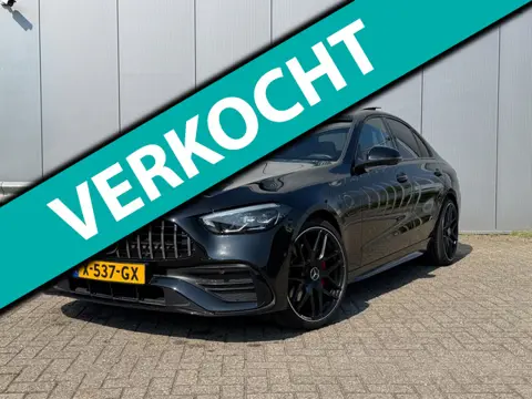 Mercedes-Benz C-klasse 300-e AMG Line | Panoramadak | Luchtvering | Adaptieve Cruise Control | 360 C