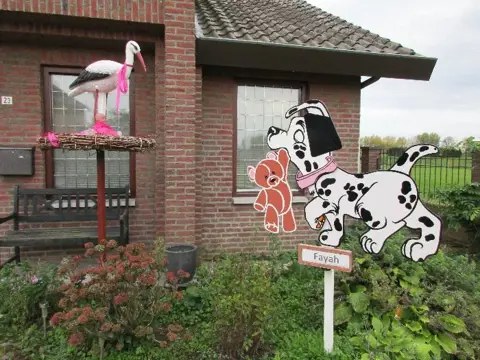 3d Ooievaar laag mode, zie keuze geboorteborden.
