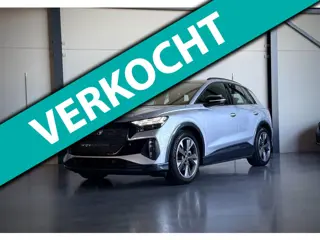 Audi Q4 e-tron 40 77kWh, Trekhaak, Matrix, Sportstoelen, SOH 93, afgeplat stuurwiel, dealer onderhou