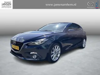 Mazda 3 2.0 GT-M , Leder, Bose, All Season, Clima, Cruise, Navi, Stoelverwarming, HUD, PDC, LKA