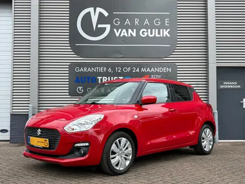 Suzuki Swift 1.0 112PK Navi,Airco,Carplay,Isofix,ElektrRamen+Spiegels,Camera,Stoelverwarming,Led,Blu