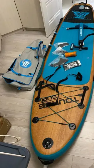 SUP board TOURUS – NIEUW + complete set!