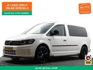 Volkswagen Caddy Maxi 2.0 TDI Euro 6 L2 R-line+ Design Leder, Treeplanken, Bluetooth Audio, Two Tone