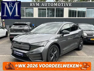 Skoda Enyaq Coupé iV 80 RS SOH 89% |ELEK. ACHTERKLEP| PANO| ELEK. STOEL MET MEMORY| NET ONDERHOUD GE