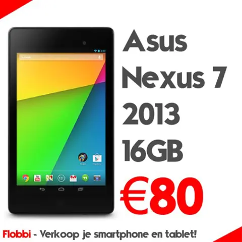 Nexus 7 (2013) verkopen? Snel, betrouwbaar &amp; hoge