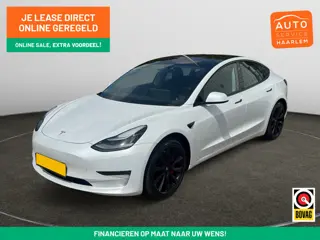 Tesla Model 3 Long Range AWD 75 kWh- SOH 92%, 450km Range, Performance Pakket, Trekhaak, Blackline