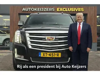 Cadillac Escalade 6.2 V8 Platinum Schuifdak Adapt. Cruise Massage Stoelvent. BOSE Multimedia Trekhaa