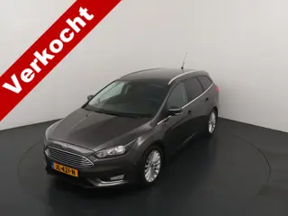 Ford FOCUS Wagon EcoBoost 125 pk Titanium | Trekhaak | Voorruitverw. | Navi | Clima | Cruise | 17" |