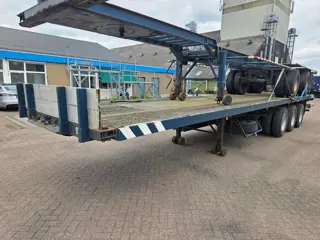 Bulthuis BPW - Drum Bulthuis 3-assige platte oplegger - BPW assen - Trommelremmen - Luchtvering - Tw