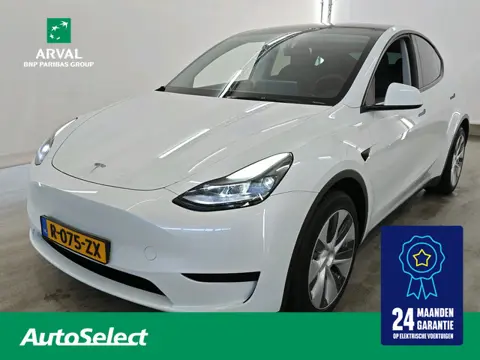 Tesla Model Y RWD 58 kWh 299pk | SOH 92,6% | Black Interior | Pearl White Multi-Coat | 19" | Incl. 2