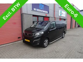 Peugeot Expert 2.0 BlueHDI 180 Long Asphalt DC 6 pers 2 x schuifdeur automaat