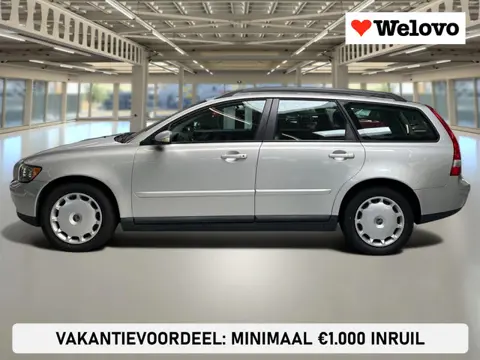 Volvo V50 2.4i Summum Incl. BTW, dealer onderhoud, leder, electr. stoel, boekjes...