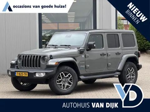Jeep Wrangler Unlimited 4xe 380 Sahara | NL-auto/Elektr.Vouwdak/Leder/Adapt.Cruise/Keyless