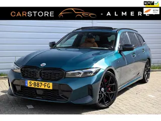 BMW 3-serie Touring 330e*M-Pakket*Dak*Trekhaak*112Dkm**Keyless*2023*Boston Green*INDIVIDUAL*