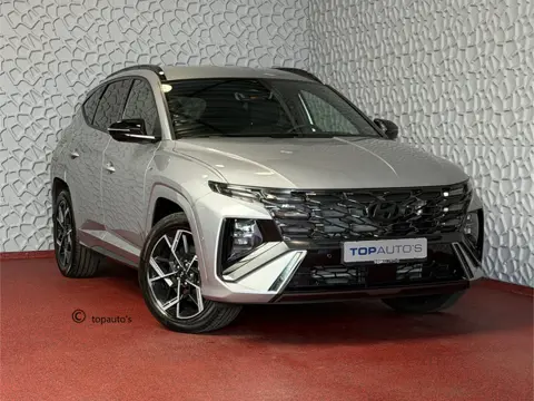 Hyundai Tucson .6 T-GDI PHEV N-LINE NIEUW 360CAM ELEK.KLEP MEMORY STOEL VERWARMD/KOELING SUBWFR 19" 