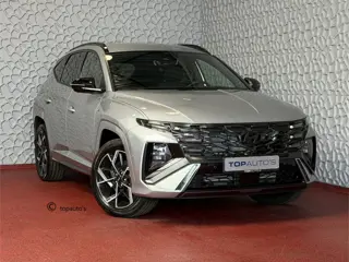 Hyundai Tucson .6 T-GDI PHEV N-LINE NIEUW 360CAM ELEK.KLEP MEMORY STOEL VERWARMD/KOELING SUBWFR 19" 