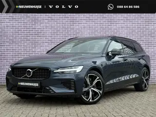 Volvo V60 2.0 T6 Plug-in hybrid AWD Ultra Dark | Sportstoelen|  SOH 100%| Schuif-/Kantel dak | Full-