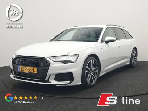 Audi A6 Avant 50 TFSI e Quattro S Line PHEV 300pk Dealer O.H. | Adaptive Cruise | Head Up | Camera |