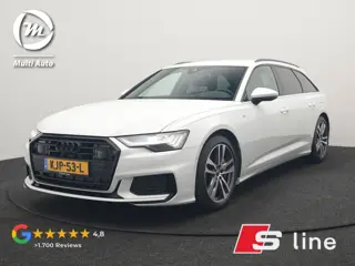 Audi A6 Avant 50 TFSI e Quattro S Line PHEV 300pk Dealer O.H. | Adaptive Cruise | Head Up | Camera |