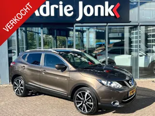 Nissan Qashqai 1.2 Tekna | AUTOMAAT | TREKHAAK | PANORAMA DAK | LEDER | 19" LM VELGEN | NAVIGATIE | 