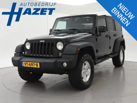 Jeep Wrangler 2.8 CRD 200 PK SPORT AUT. 4X4 GRIJS KENTEKEN *MARGE* + TREKHAAK