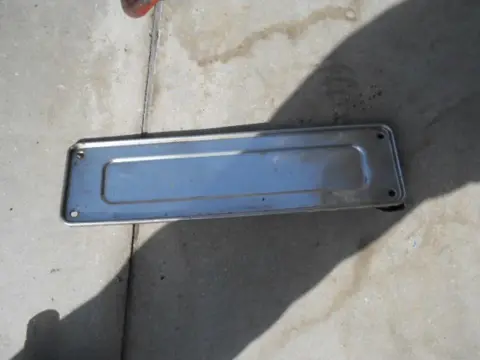 Front license plate holder for Fiat Dino