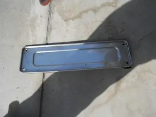 Front license plate holder for Fiat Dino