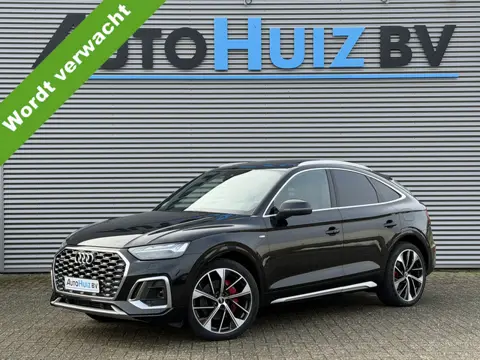 Audi Q5 Sportback 55 TFSI e S Line Luchtvering Trekhaak Panoramadak Achteruitrijcamera 21 Inch DAB K