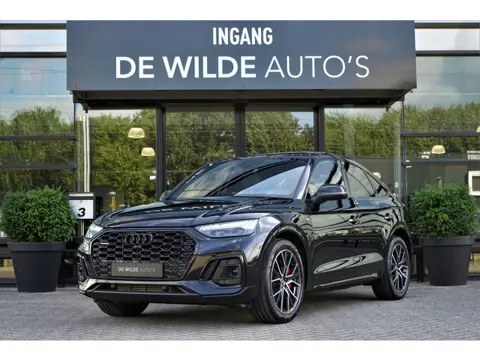 Audi Q5 Sportback 55 TFSI e S-line 367pk Pano Luchtvering Trekhaak Memory Keyless