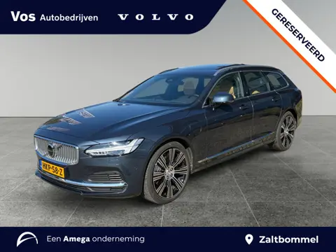 Volvo V90 2.0 T6 Plug-in hybrid AWD Ultra Bright | Luchtvering | B&W Audio | 360-camera | Head-up di