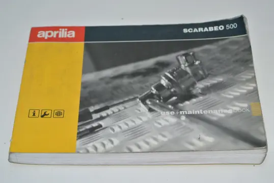 INSTRUCTIEBOEKJE Aprilia Overige aprilia 1960 - 2021