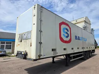 Burg BPO 12-27 TCNXW Burg 3-assige geslotenbak oplegger - BPW assen - Schijfremmen - Luchtvering - L