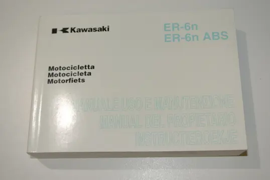 INSTRUCTIEBOEKJE Kawasaki ER 6 2005 - 2008