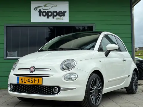 Fiat 500 0.9 TwinAir Turbo Lounge|Panoramadak|Navigatie|CruiseControl|Climatronic