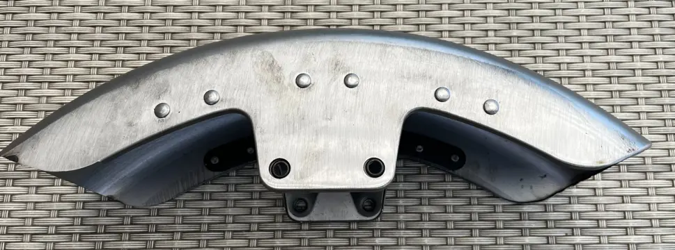 Harley Softail Slim voorste spatbord onbehandeld voor 12-17 FLS Slim / 16-17 FLSS Slim S