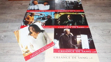 BLOOD WORK lobbycard set.