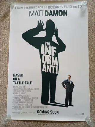 THE INFORMANT ! filmposter.