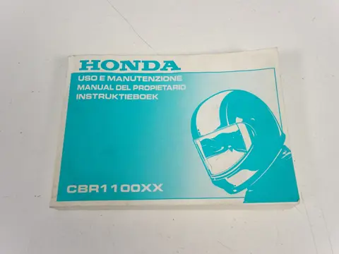 INSTRUCTIEBOEKJE Honda CBR 1100 XX 1999 - 2006