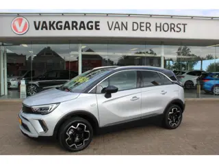 Opel Crossland 1.2-110pk Turbo 'Elegance'. Mooie en luxe hoogzitter met weinig km's ! Volautm. airco
