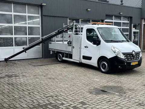 Renault Master T35 2.3 dCi L2 Energy Hiab Laadkraan T-CLX 013 Trekhaak 2500 kg Airco 2-Persoons Open