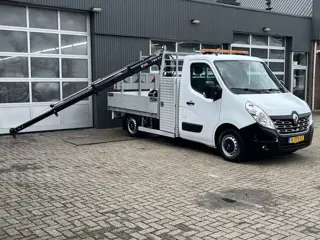 Renault Master T35 2.3 dCi L2 Energy Hiab Laadkraan T-CLX 013 Trekhaak 2500 kg Airco 2-Persoons Open