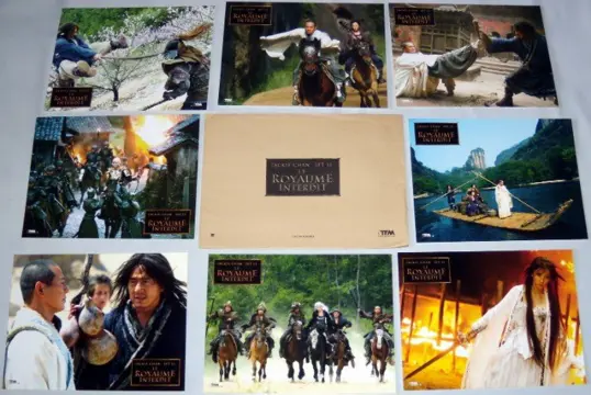 THE FORBIDDEN KINGDOM lobbycard set.